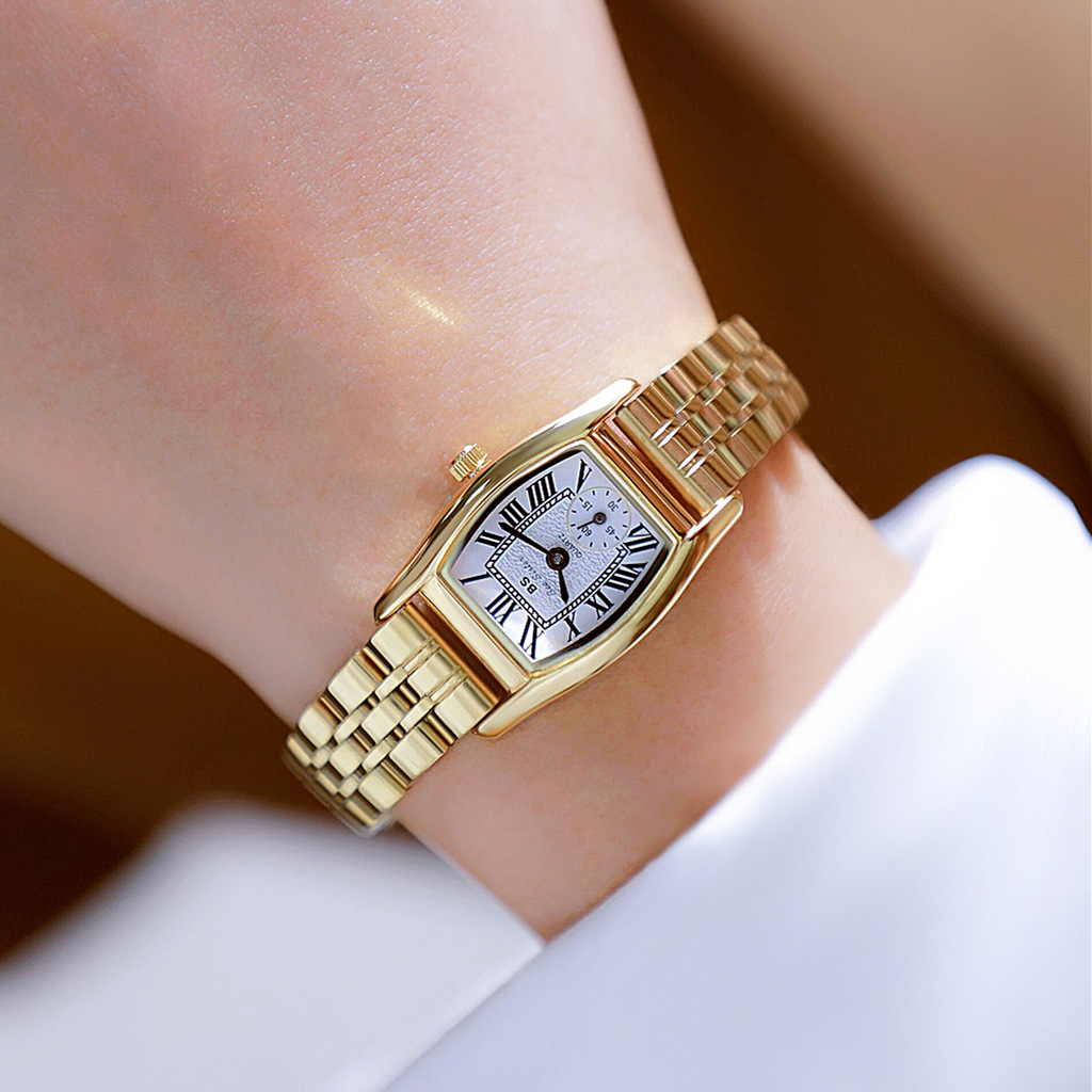 Luxury Watch Index - BS レディース腕時計多用途レトロスタイル高級ブランドレザースチールストラップ防水レディースファッションクォーツ時計腕時計ギフト