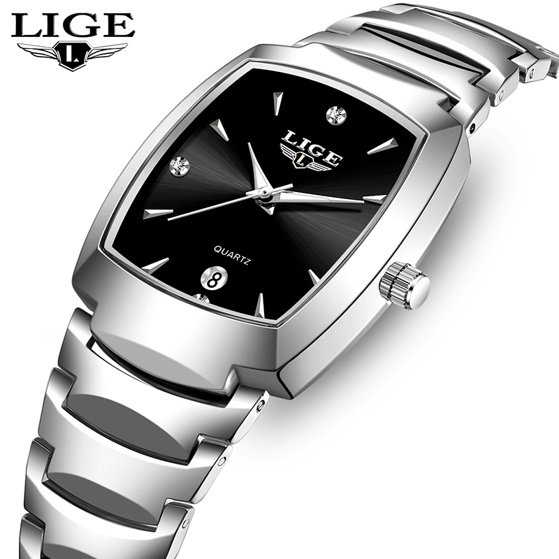 Luxury Watch In Usa - LIGE 腕時計女性ビジネス高級レディース時計女性防水腕時計ファッションクォーツシンプルな腕時計女性のためのモントルファム + ボックス