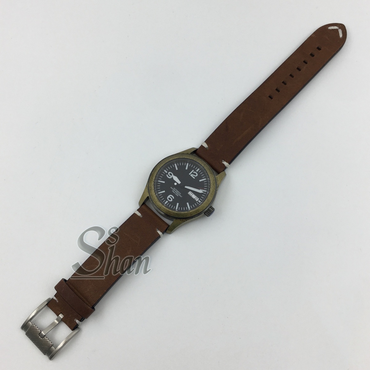 Bronze Case Watch - 36mm/39mm ヴィンテージブロンズケース 日付とカレンダー窓 NH36 自動巻きムーブメント 超夜光文字盤