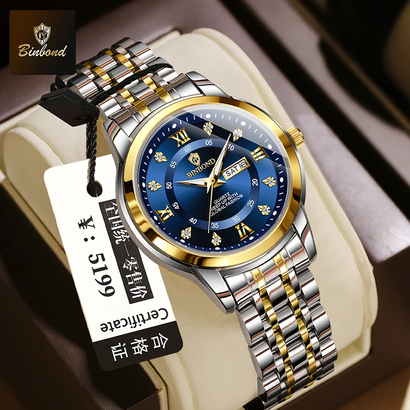 Luxury Watch Index - BINBOND B7169 トップブランド 高級ファッション ビジネス レディース