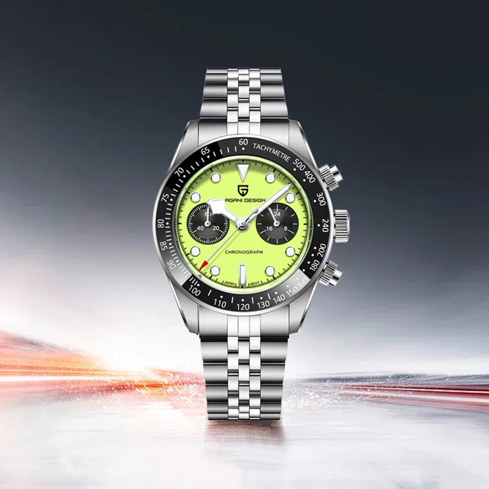 Luxury Watch Green Dial - 2026年新作 PAGANI DESIGN メンズ腕時計 トップラグジュアリー 蛍光グリーン