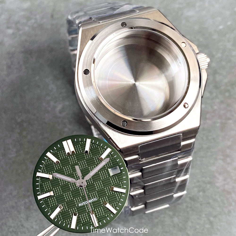 Bronze Case Watch - NH35A インジニアシリーズ 腕時計ケース 40mm NH34、NH36、NH38、ETA2824、PT5000、SW200対応 自動巻きメンズ腕時計用
