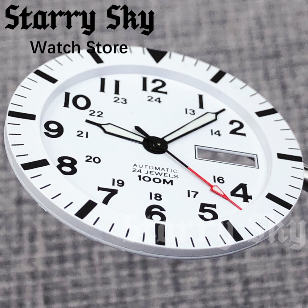 星空柄新型34.3mmダブルカレンダー文字盤、グリーン夜光付 - Seiko Watch 5 Sports のレビューと価格