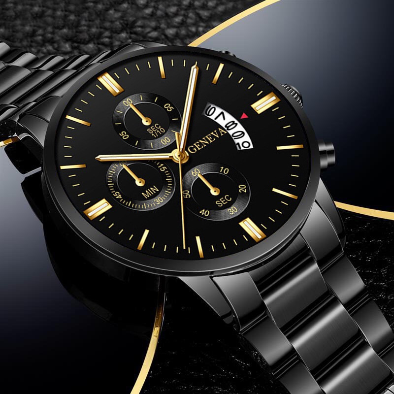 高級ステンレス鋼メンズカレンダークォーツ時計ファッションメン - Luxury Watch Life のレビューと価格