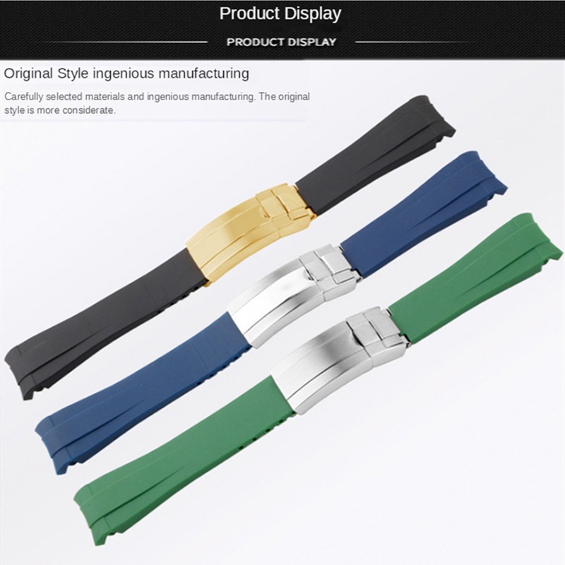 ロレックス 20 ミリメートルシリコン時計アクセサリーオリジ - Luxury Watch Green Dial のレビューと価格