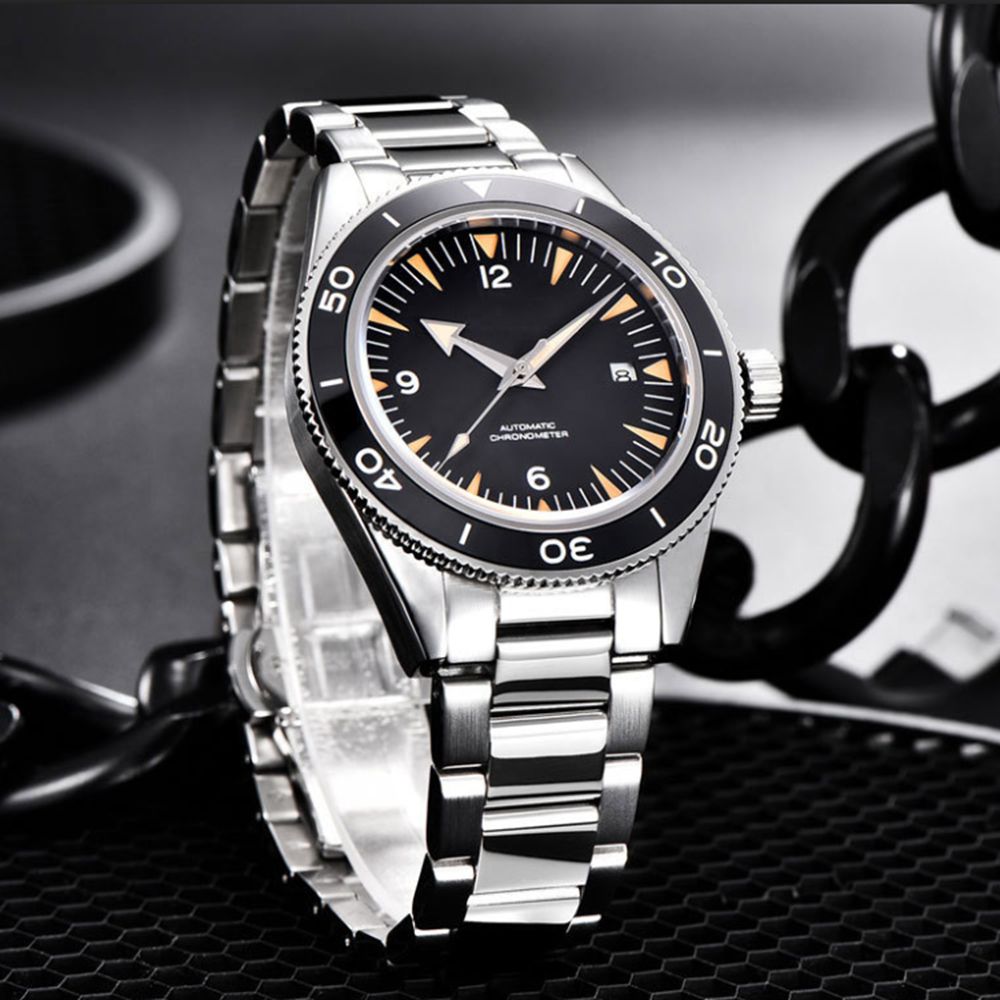 カスタムロゴ NH35 ムーブメント腕時計 10bars メ - Luxury Watch Life のレビューと価格