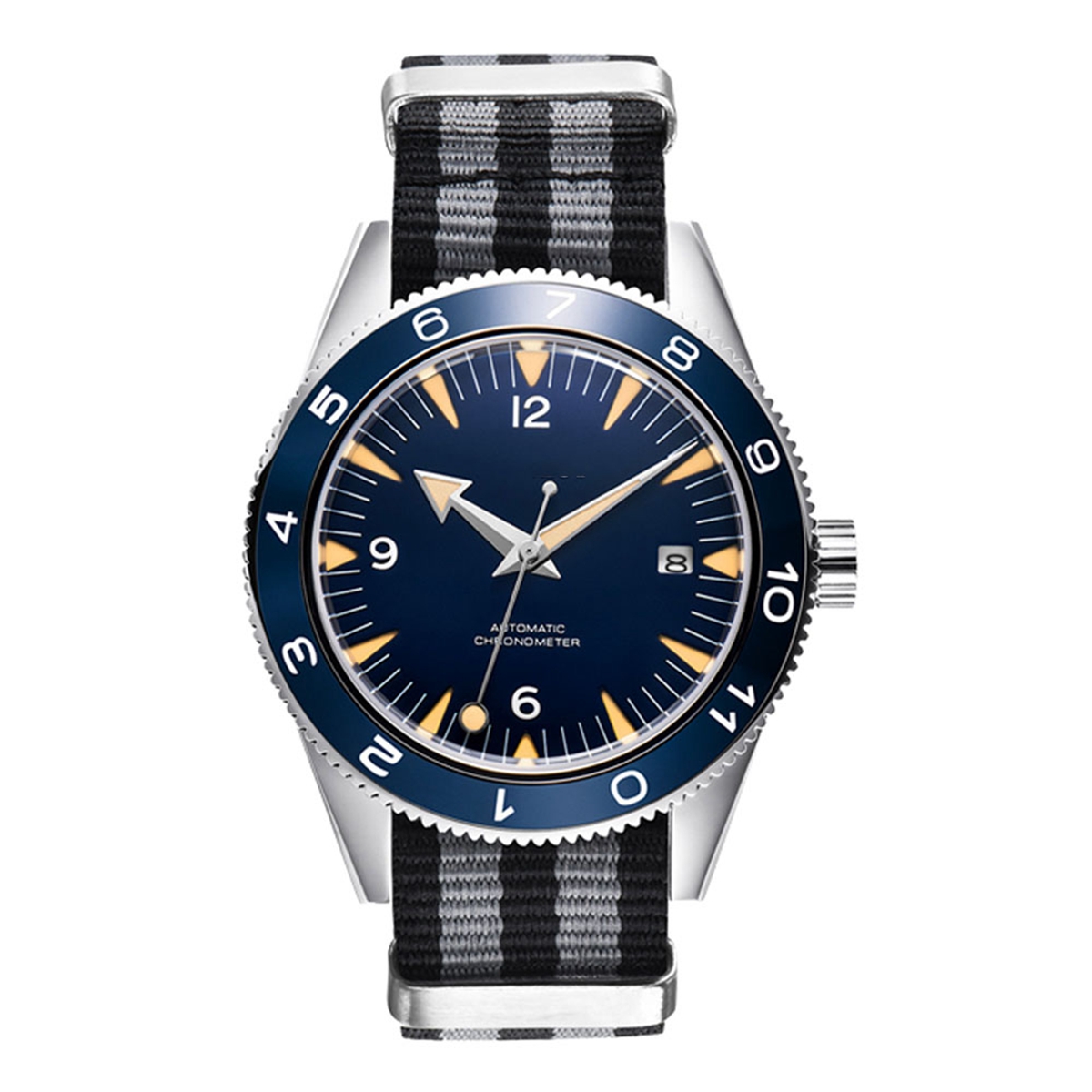 カスタムロゴ NH35 ムーブメント腕時計 10bars メ - Luxury Watch Life のレビューと価格