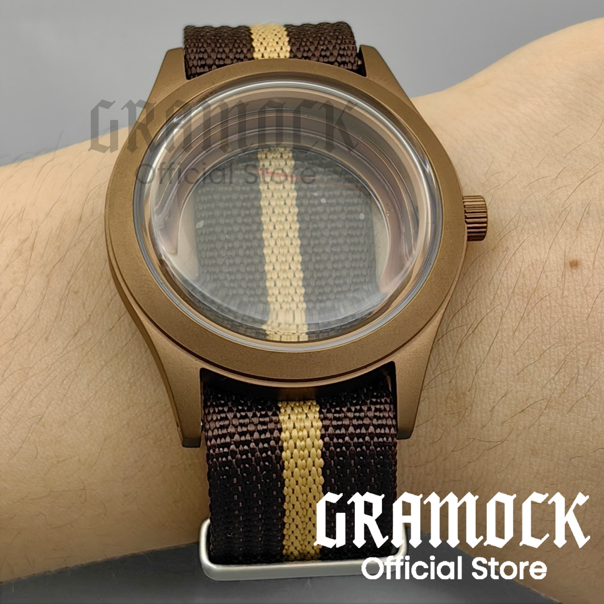 グラモック 39mm 腕時計ケース NH34 NH35 NH - Bronze Case Watch のレビューと価格