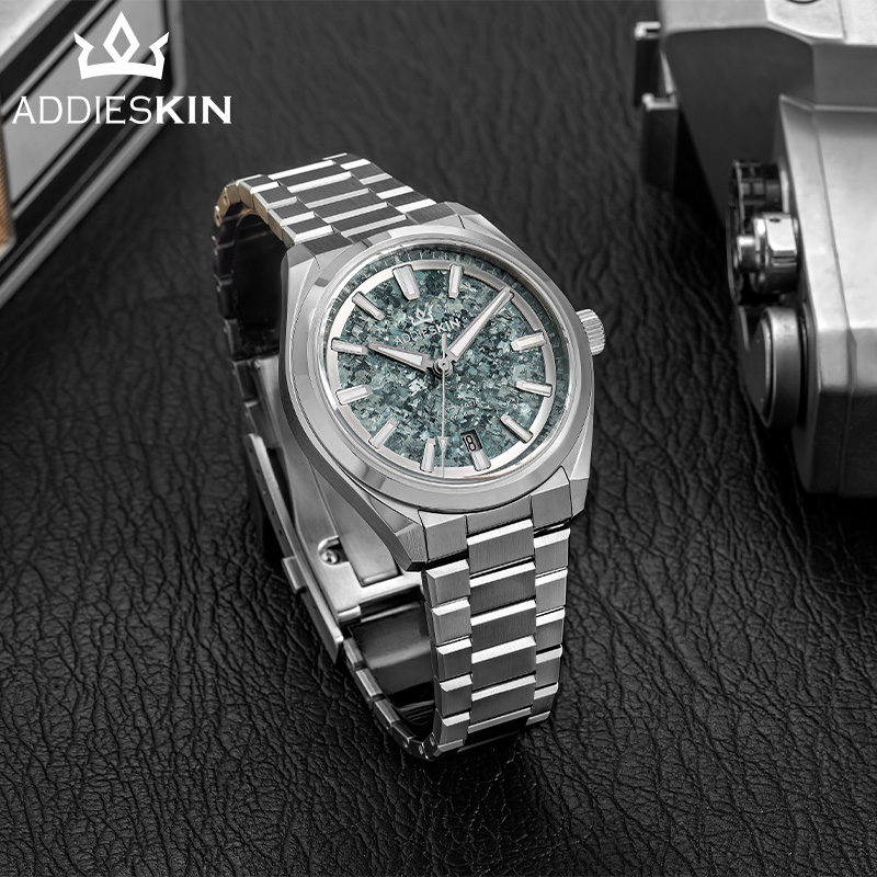 AddiesKin K006 アイスクラック チタンウォッチ - Luxury Watch Green Dial のレビューと価格