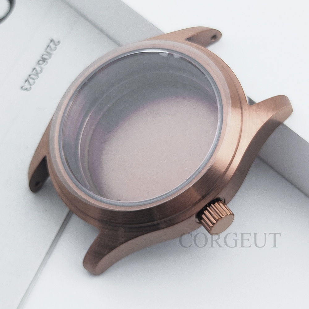 PVDブラックパイロットNH35 36MM/39MMサファイ - Bronze Case Watch のレビューと価格