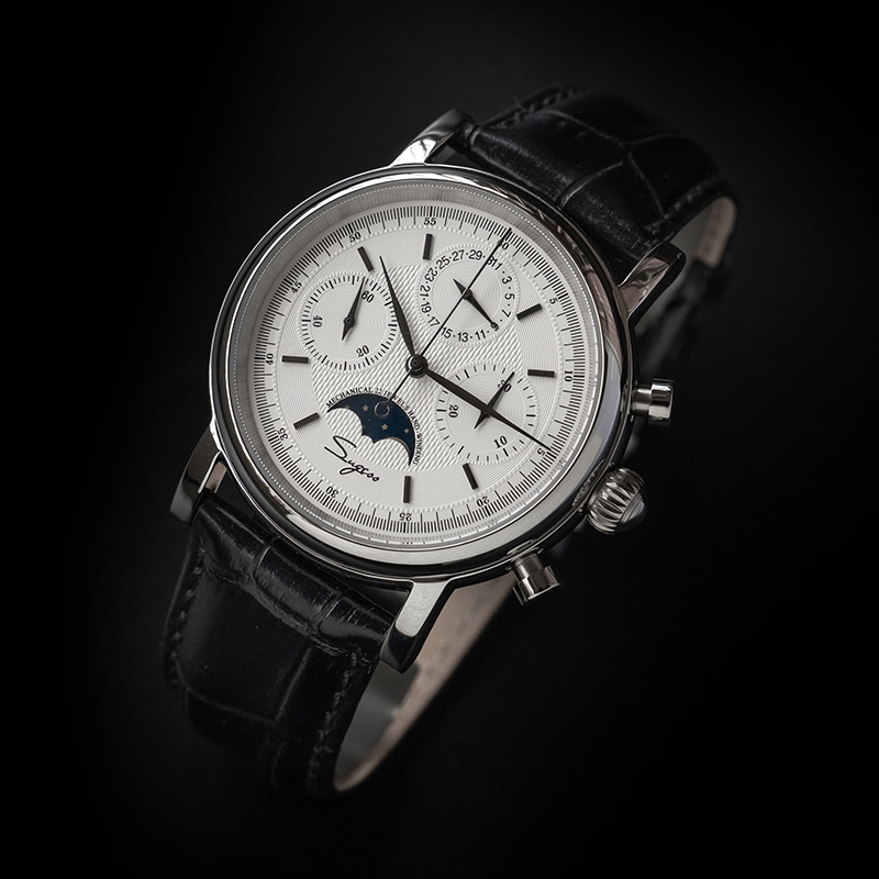 Sugess メンズ腕時計オリジナルムーブメント ST190 - Moonphase Complication Watch のレビューと価格