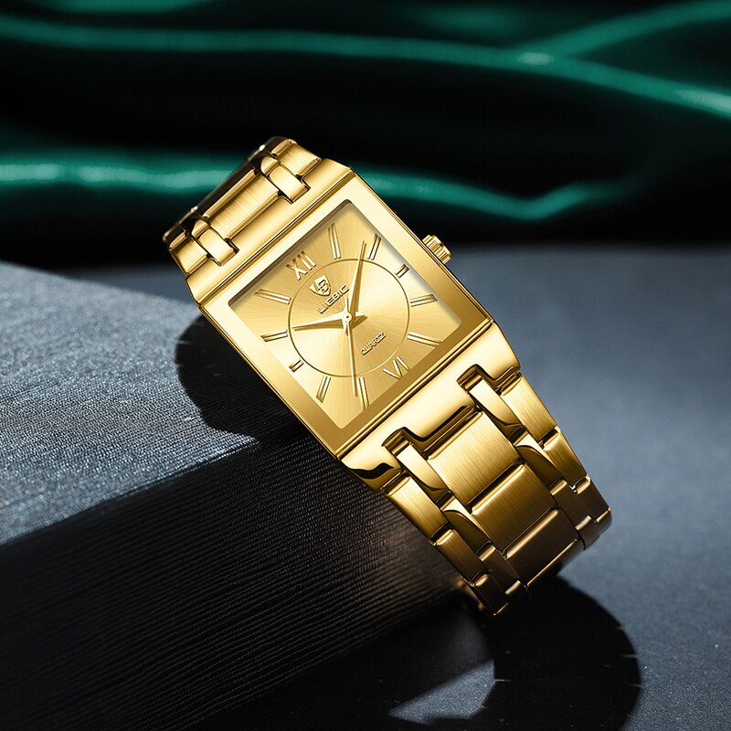 LiEBIG 高級ゴールデンクォーツ腕時計女性ガール男性ファ - Luxury Watch Life のレビューと価格