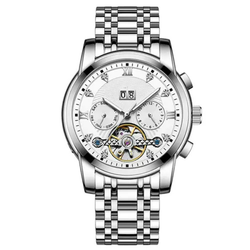 最高級ビジネスメンズ腕時計 ステンレススチール製 日付 曜日 - Luxury Watch Review のレビューと価格
