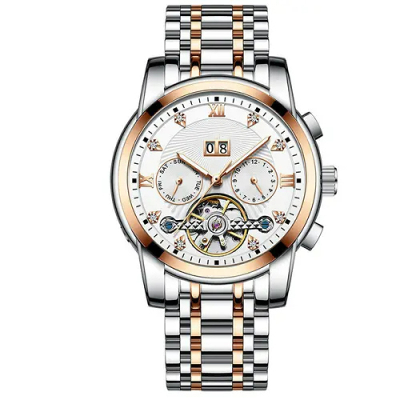 最高級ビジネスメンズ腕時計 ステンレススチール製 日付 曜日 - Luxury Watch Review のレビューと価格