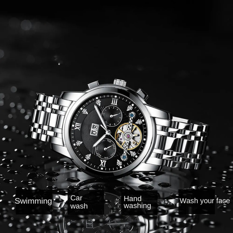 最高級ビジネスメンズ腕時計 ステンレススチール製 日付 曜日 - Luxury Watch Review のレビューと価格