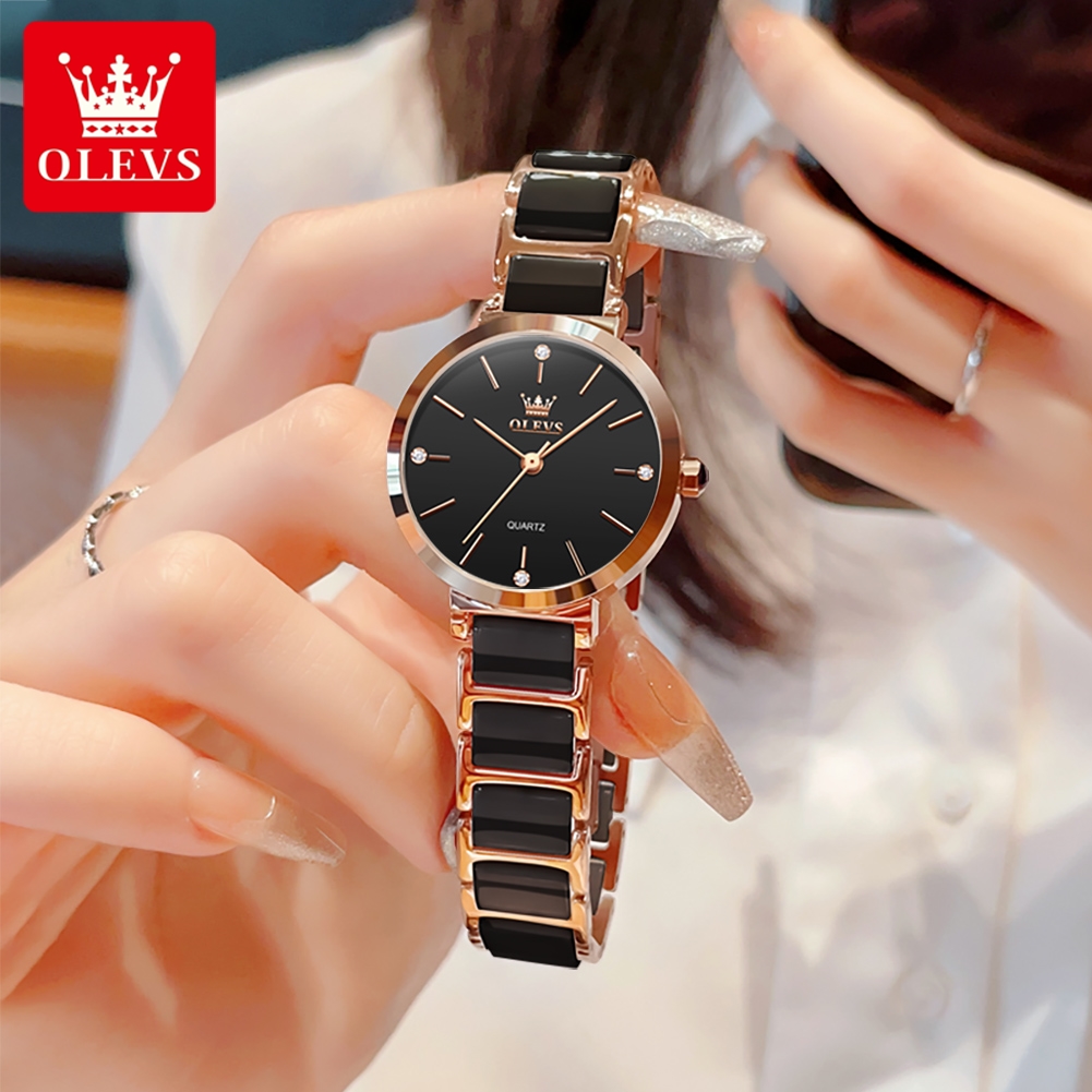 OLEVSレディース腕時計5877高級エレガントクォーツ腕時 - Luxury Watch In Usa のレビューと価格