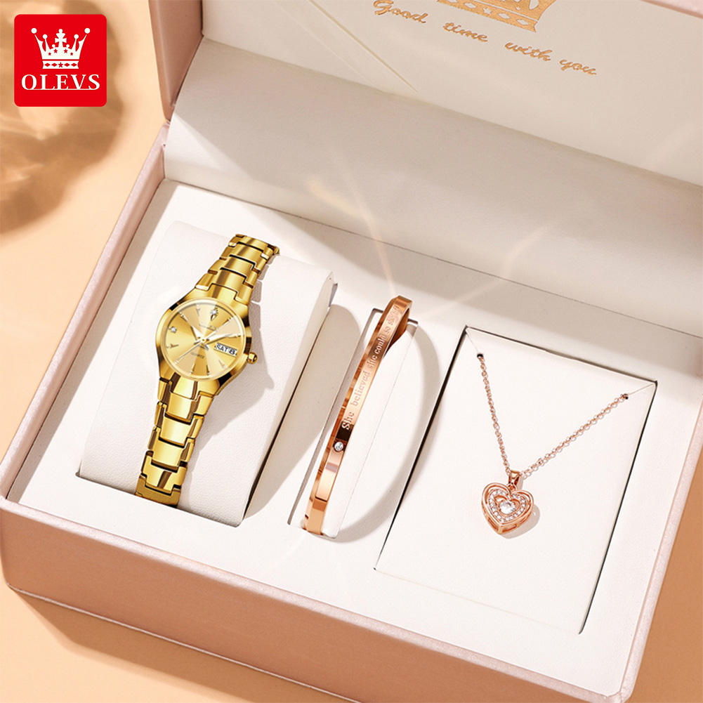 OLEVSレディース腕時計8697高級エレガントクォーツ腕時 - Luxury Watch In Usa のレビューと価格