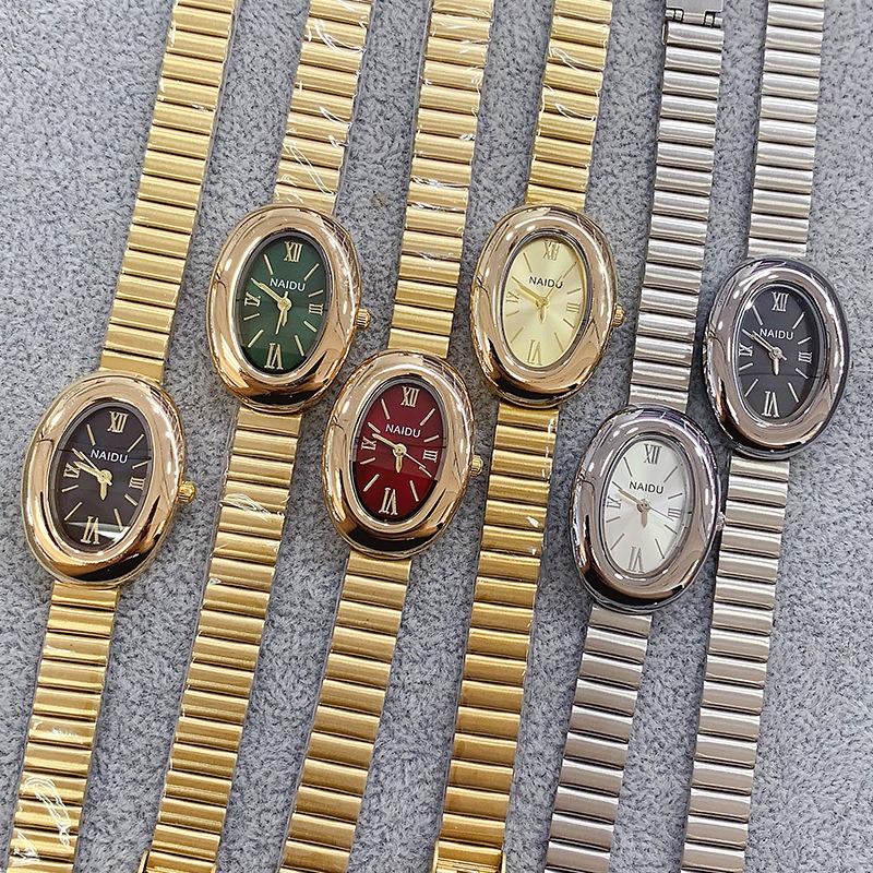 高級ブランドゴールドオーバル女性クォーツ時計ファッションカジ - Luxury Watch Index のレビューと価格