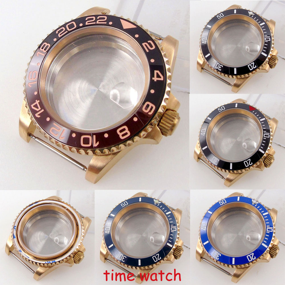 カスタマイズされたメンズダイバーウォッチ,防水サファイア,4 - Bronze Case Watch のレビューと価格