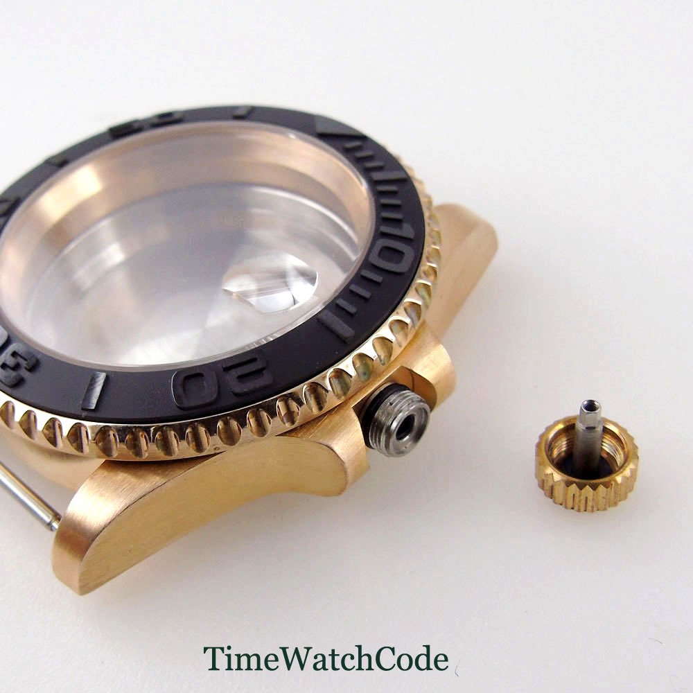 カスタマイズされたメンズダイバーウォッチ,防水サファイア,4 - Bronze Case Watch のレビューと価格