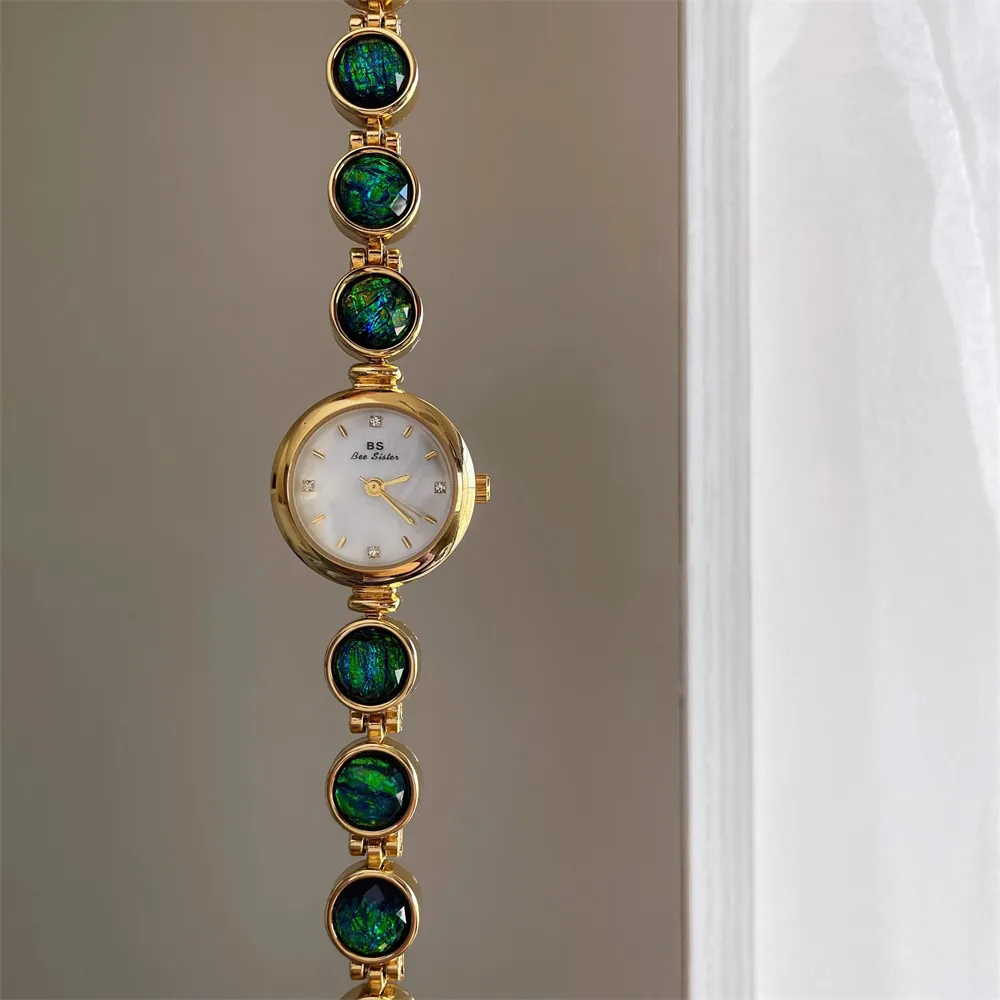 高級女性の腕時計グリーンヒスイブレスレットスモールダイヤルエ - Luxury Watch Green Dial のレビューと価格