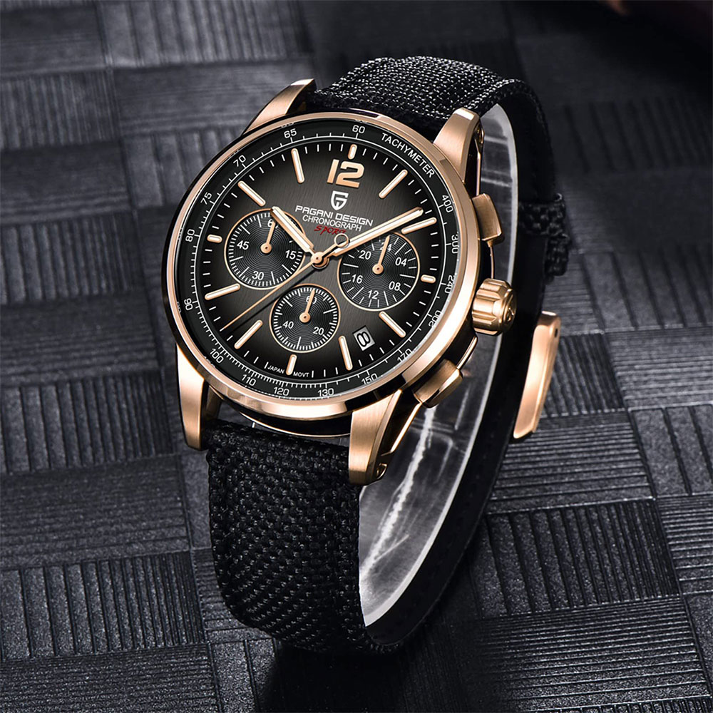 パガーニデザイン 新品 メンズ腕時計 41mm クロノグラフ - Luxury Watch Green のレビューと価格