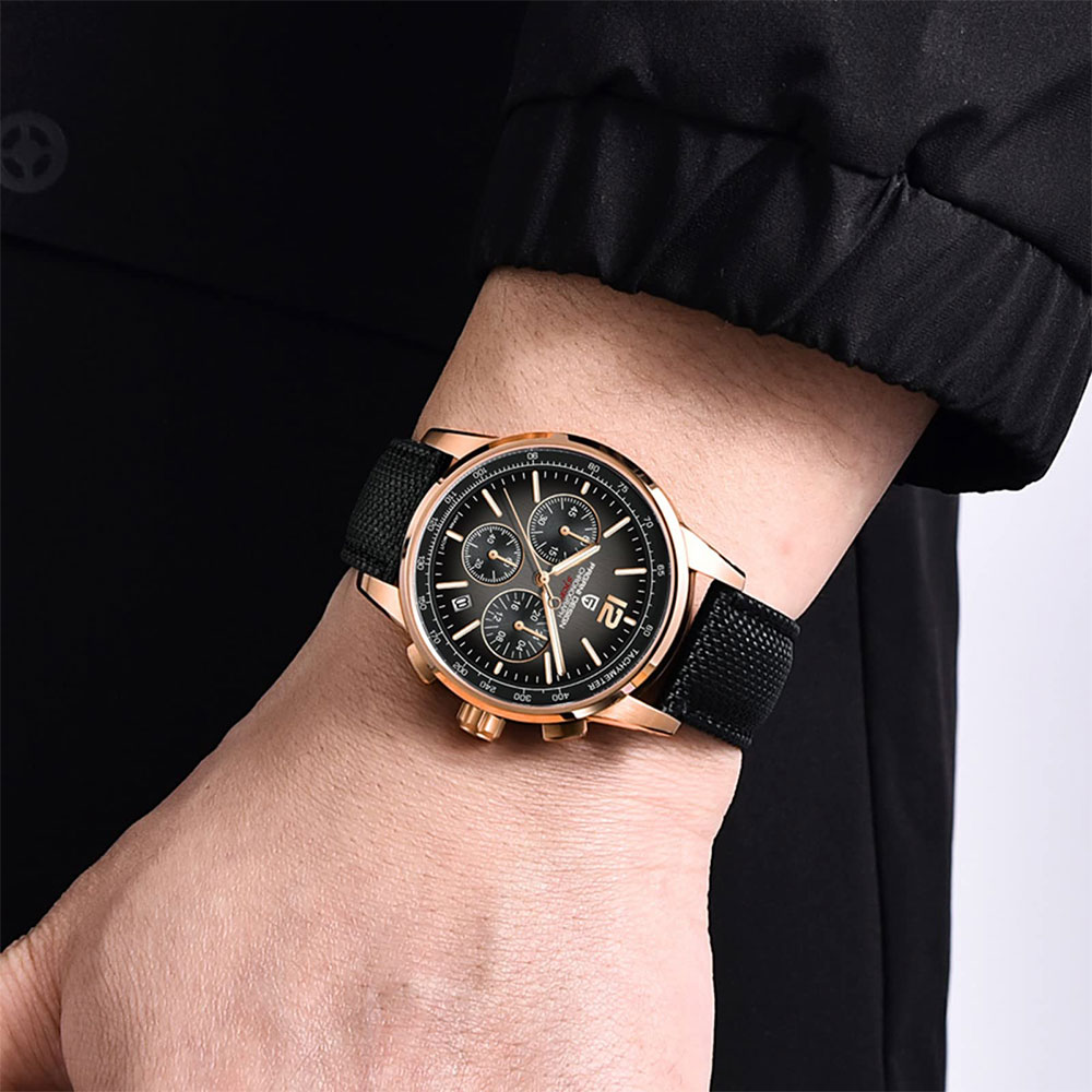 パガーニデザイン 新品 メンズ腕時計 41mm クロノグラフ - Luxury Watch Green のレビューと価格