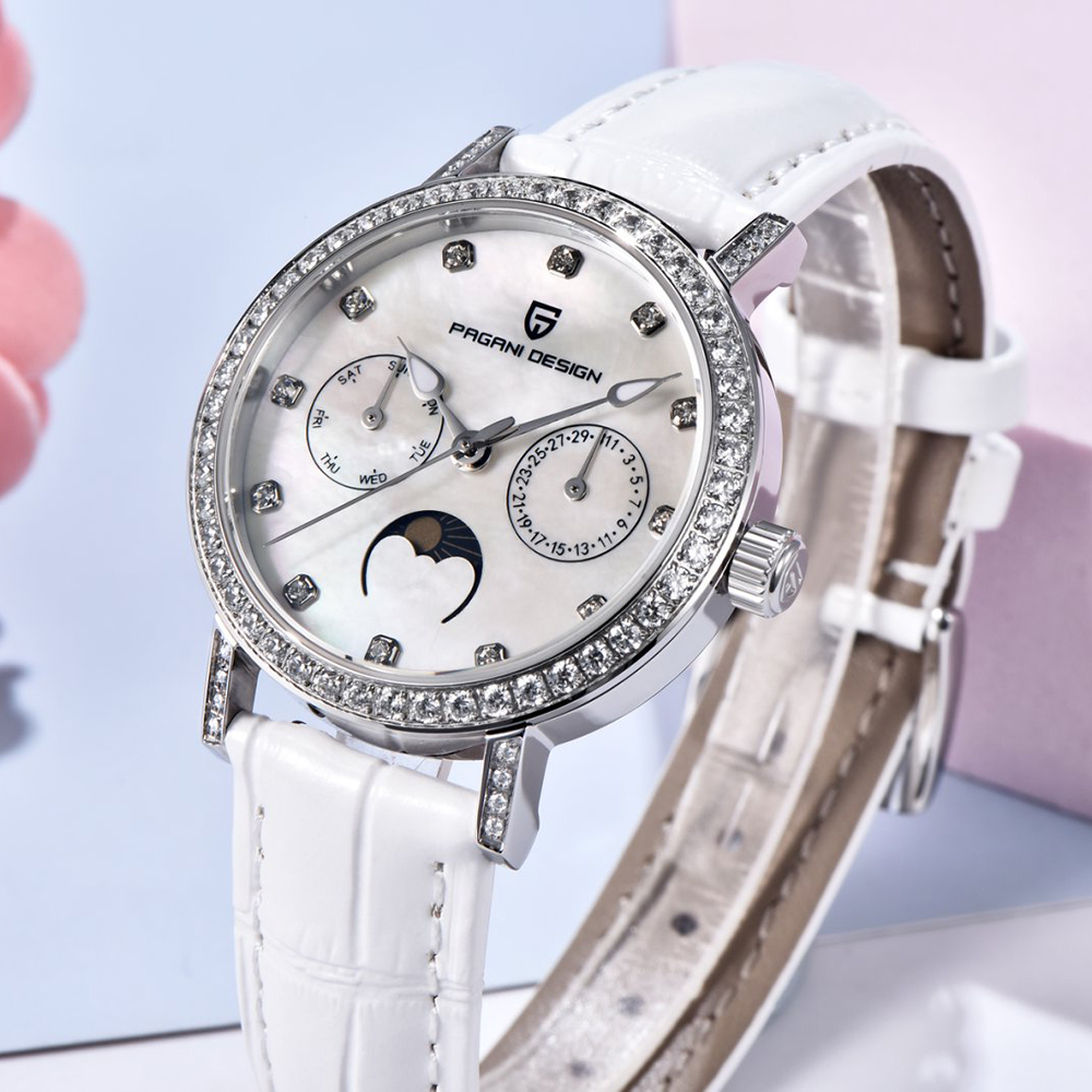 パガーニデザイン女性クォーツ時計モップダイヤルダイヤモンドベ - Luxury Watch In Usa のレビューと価格