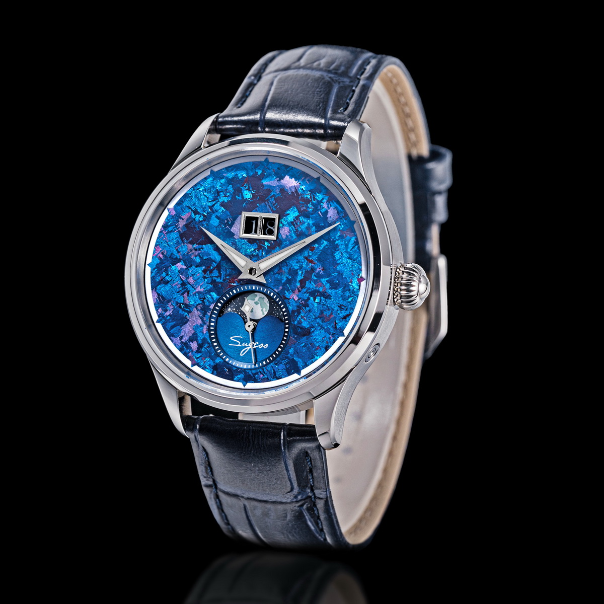 Sugess Watch of Men ムーンフェイズ ST - Moonphase Complication Watch のレビューと価格