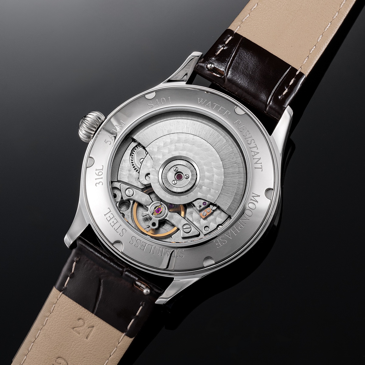 Sugess Watch of Men ムーンフェイズ ST - Moonphase Complication Watch のレビューと価格