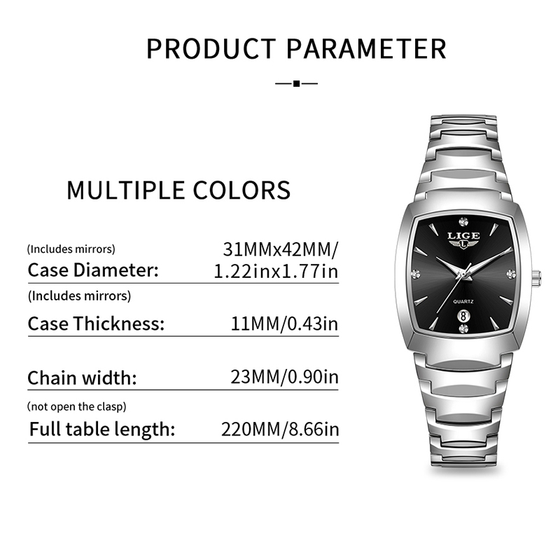 LIGE 腕時計女性ビジネス高級レディース時計女性防水腕時計 - Luxury Watch In Usa のレビューと価格
