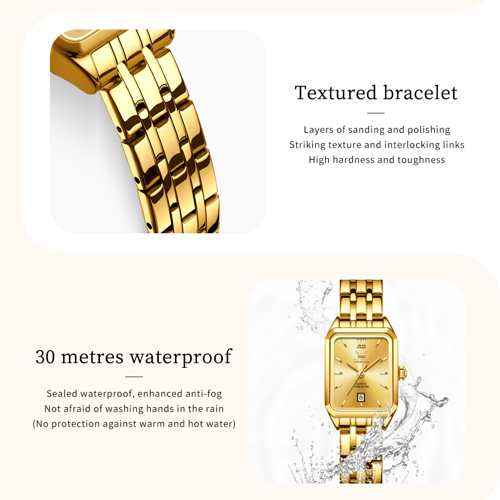 OLEVS 高級トップブランドの女性の腕時計防水エレガントな - Luxury Watch Green のレビューと価格