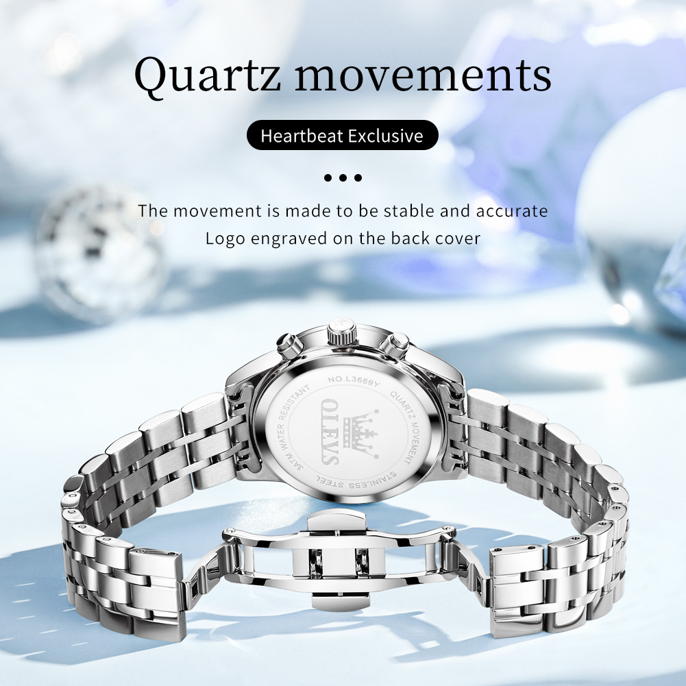 OLEVS レディース腕時計ファッションレディースクォーツ時 - Luxury Watch Green Dial のレビューと価格