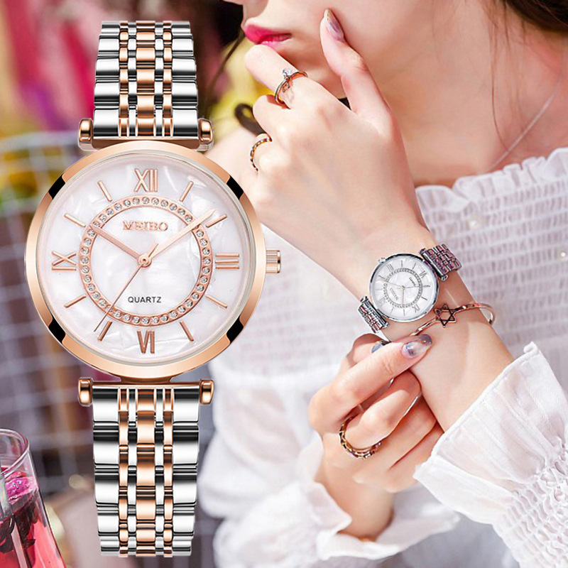 高級クリスタル女性ブレスレット腕時計トップブランドのファッシ - Luxury Watch Index のレビューと価格
