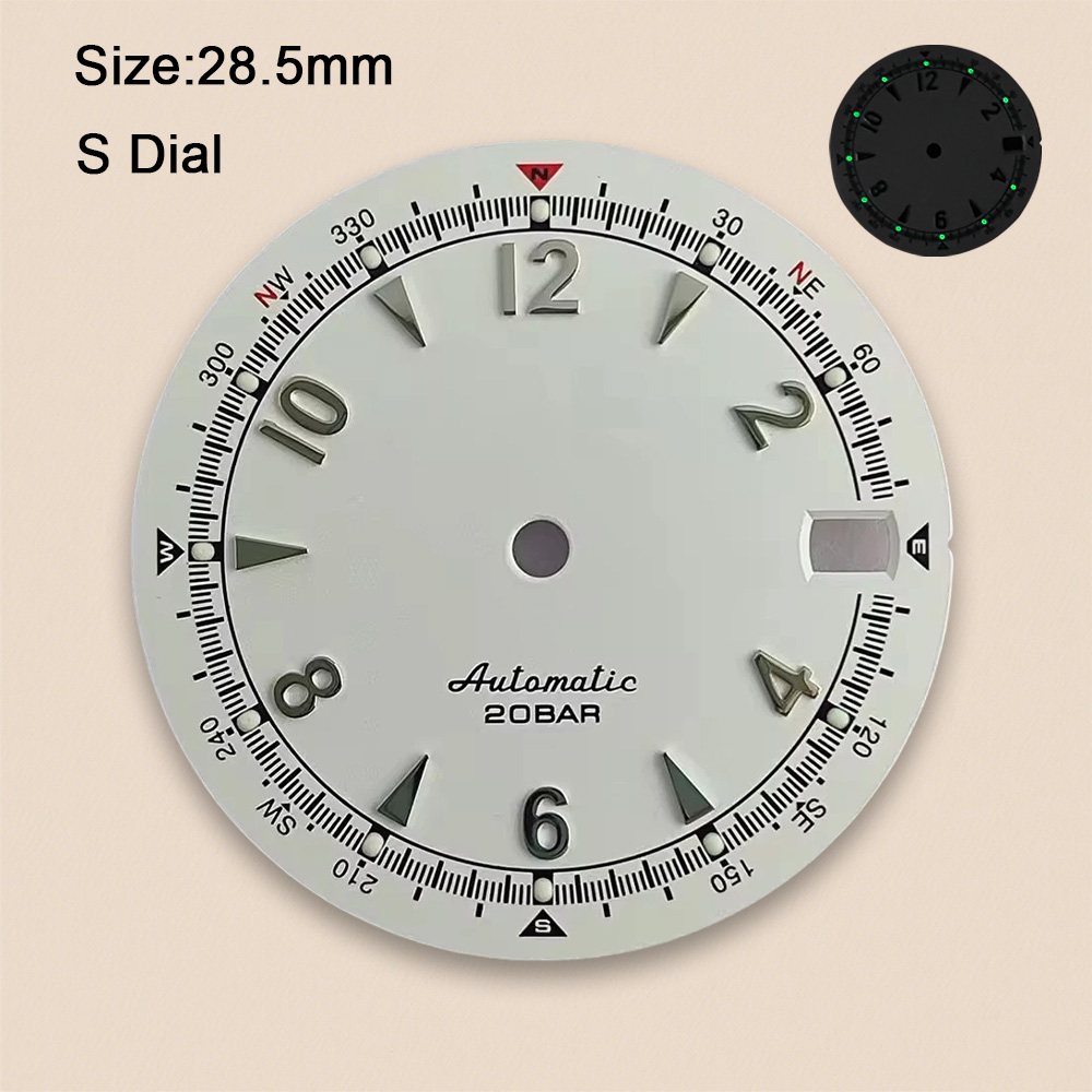 NH35 NH36ムーブメント対応 NH35ダイヤル Sロゴ - Bronze Case Watch のレビューと価格