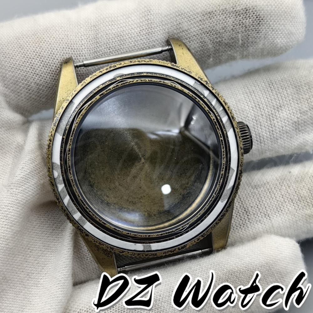 防水ドメッドブロンズウォッチケース,ネジクラウン,サファイア - Bronze Case Watch のレビューと価格