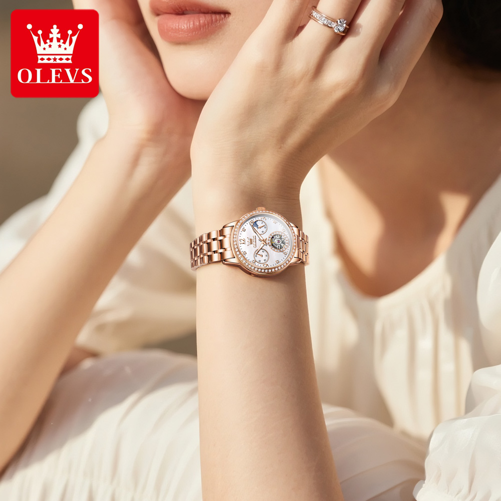 OLEVS 女性用腕時計トップブランドの高級ファッションファ - Luxury Watch In Usa のレビューと価格