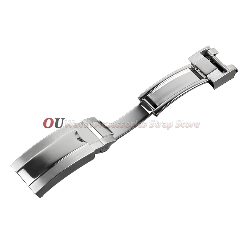 9mmx16mm ステンレス鋼デプロイメントクラスプ ロレッ - Luxury Watch Green のレビューと価格