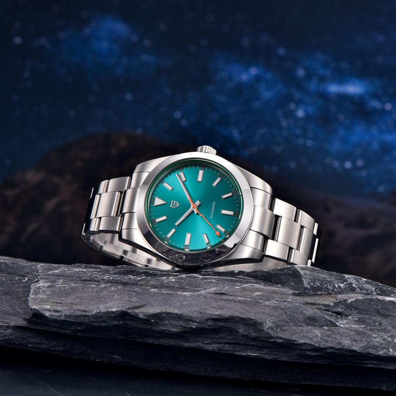 パガーニデザイングリーンガラスメンズ機械式時計高級 AR サ - Luxury Watch Green Dial のレビューと価格
