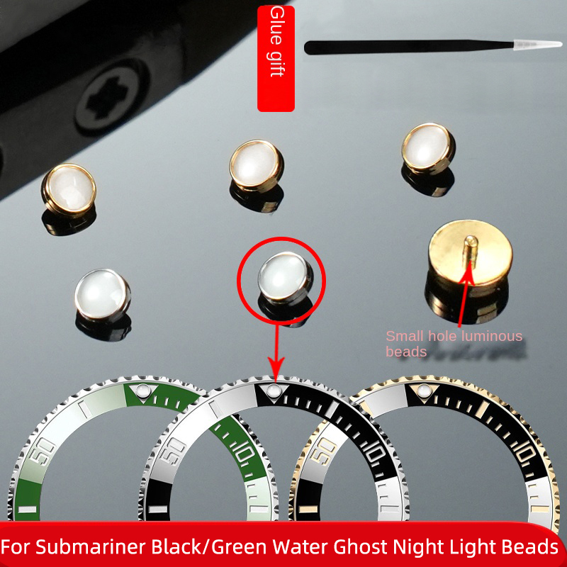 ロレックスサブマリーナ用の発光ビーズ,緑,黒,ウォーターゴー - Luxury Watch Green Dial のレビューと価格