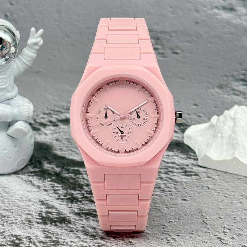 有名なブランド偽三目ダイヤル男性女性腕時計ファッションクォー - Luxury Watch Life のレビューと価格